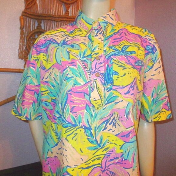 Chubbies The Nutter Polo Shirt Mens Size L Hawaiian Limited Edition Tropical USA - Picture 2 of 12